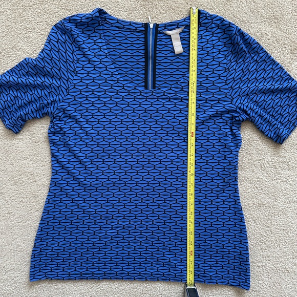 NWOT Banana Republic Geometric Print Top - size XL - Picture 7 of 7